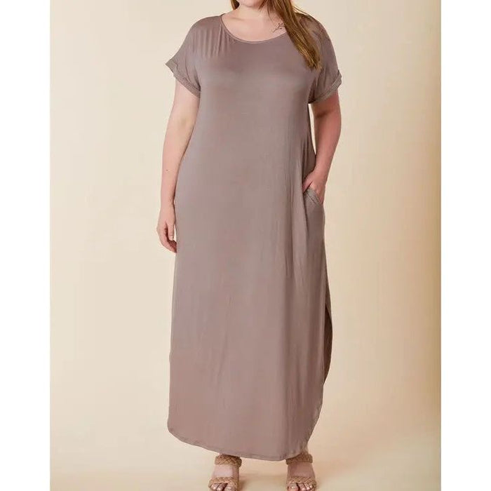 Bamboo Maxi Dress Curvy Size