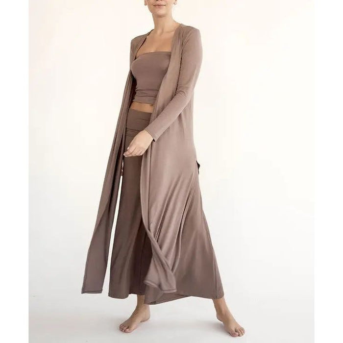 Bamboo Maxi Long Cardigan