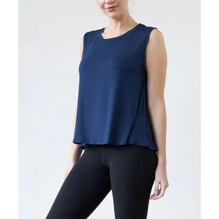 Bamboo Muscle Sleeveless Top