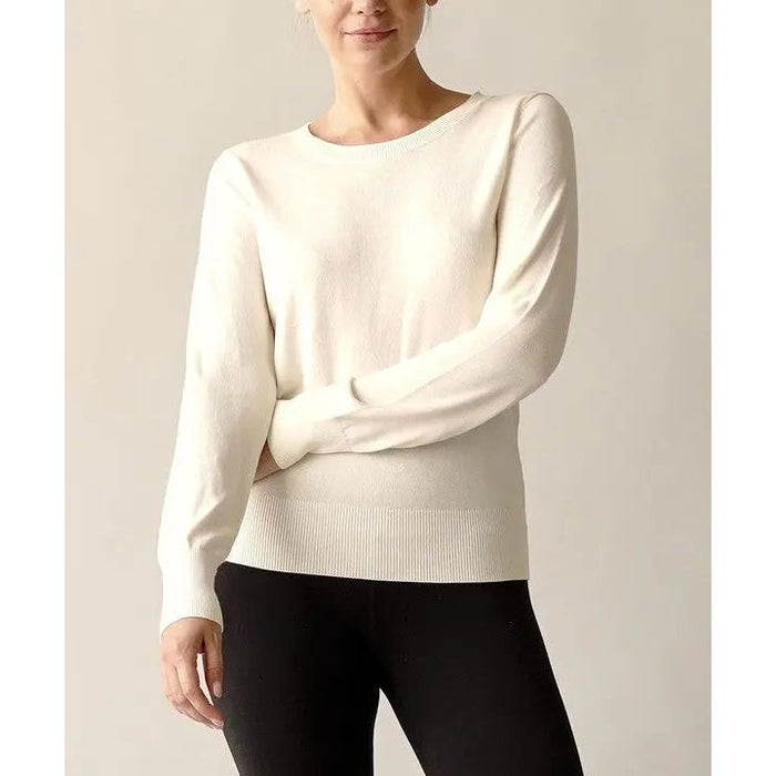 Bamboo Sweater Crew Neck Top