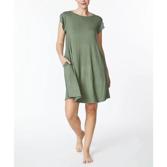 Bamboo Tulip Sleeve Dress