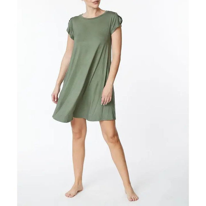 Bamboo Tulip Sleeve Dress