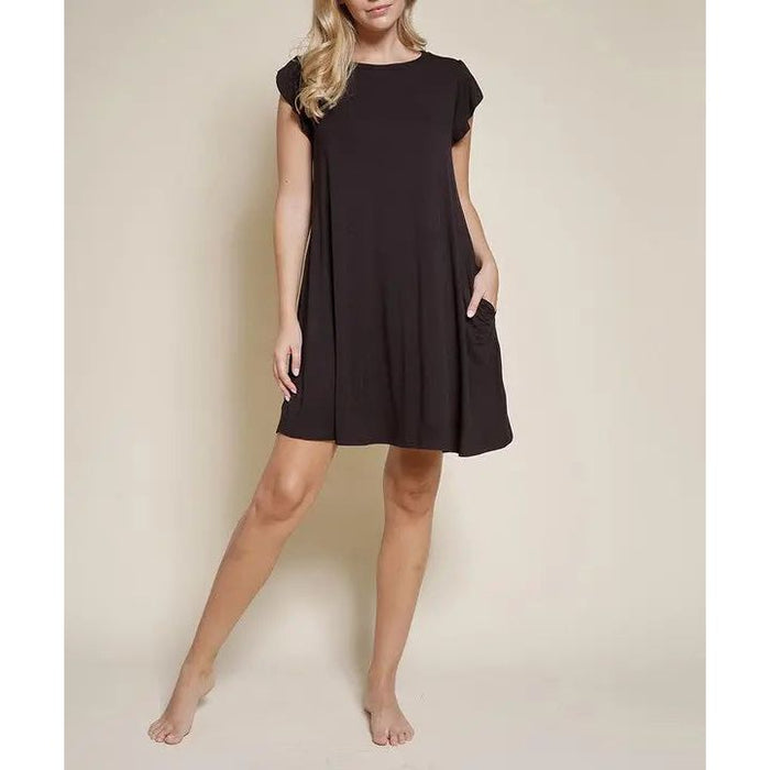 Bamboo Tulip Sleeve Dress