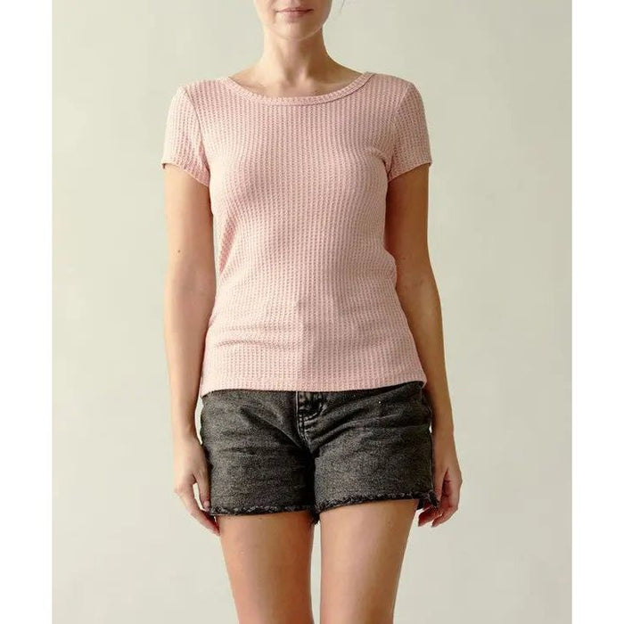 Bamboo Waffle Basic Top