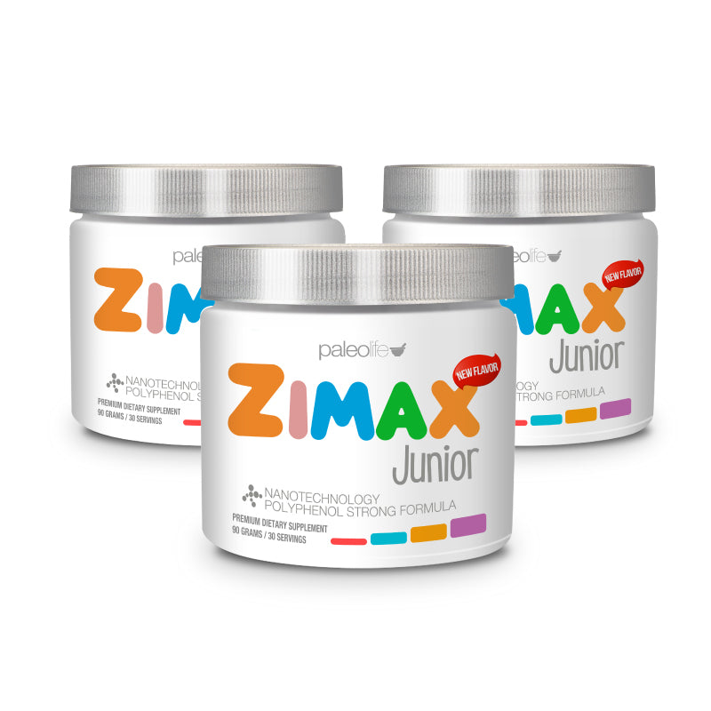 Paleolife Zimax® Junior Zimax Junior ¡ANTIOXIDANTE NATURAL NUEVO! White Smoke 3 Pack