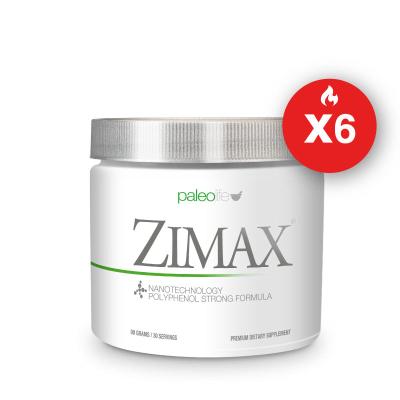 Paleolife Zimax® ZIMAX ANTIOXIDANTE PRACTICO ENVASE White Smoke 6 Pack