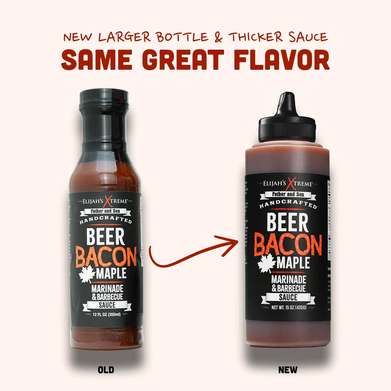 Elijah's Xtreme Beer Bacon Maple BBQ Sauce BBQ Sauce