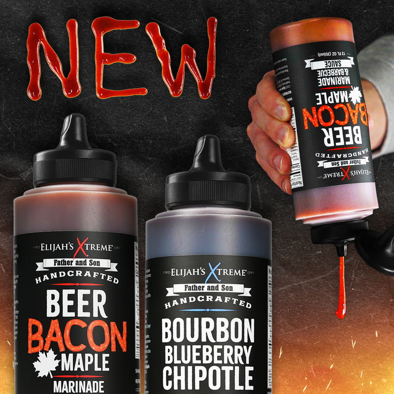 Elijah's Xtreme Bourbon Blueberry Chipotle BBQ Sauce & Marinade