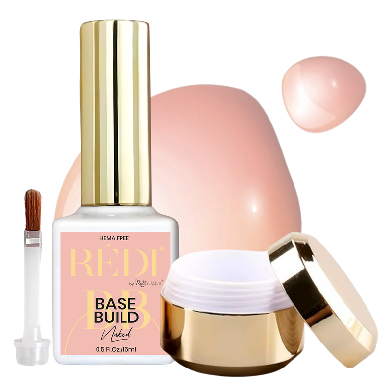 Red Iguana LLC "NAKED" BB Gel Kit - Natural Pink Base and Builds