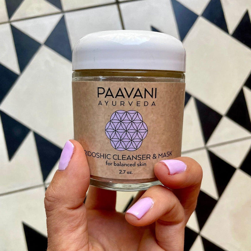 Paavani Ayurveda Tridoshic Cleanser & Mask | Ayurvedic Cleansing Grains for Balanced, Radiant Skin simple