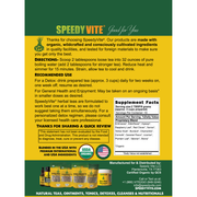 SpeedyVite® Blood LifeBoost® Tea | USDA Organic Herbal Cleansing Tea (4 oz / 8 oz / 28 Bags) | SpeedyVite® - FREE SHIPPING Tea