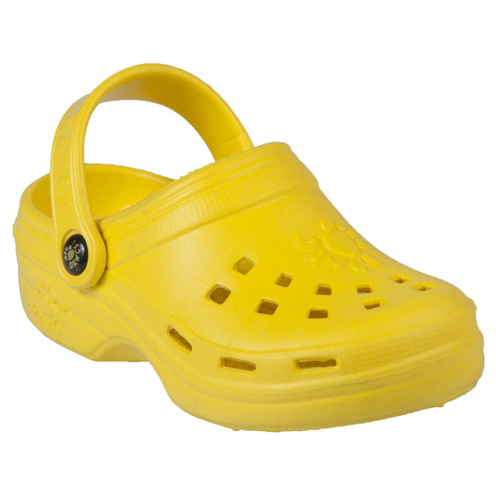 Beach Dawgs Clogs - Yellow