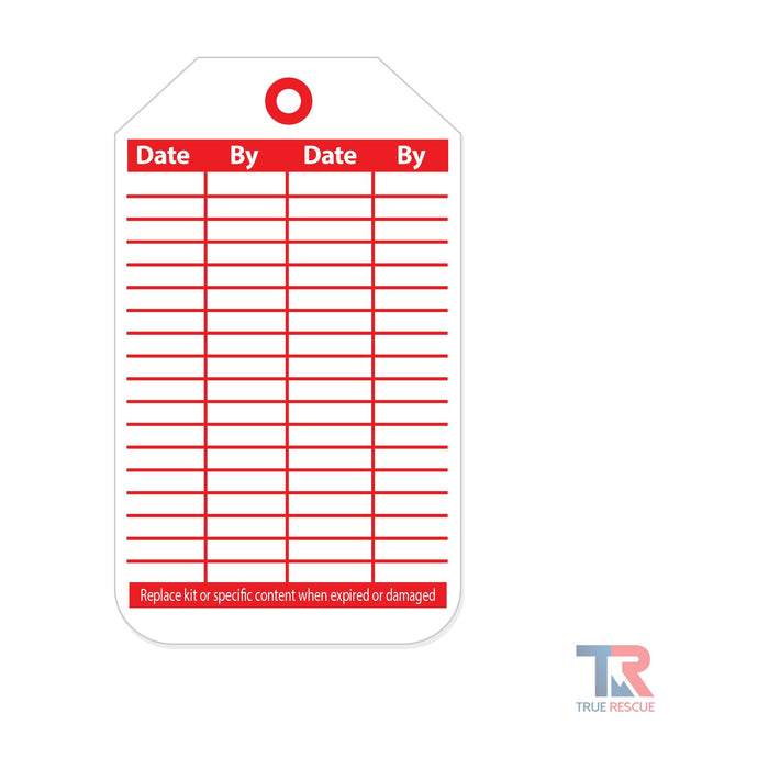 Bleeding Control Inspection Tag