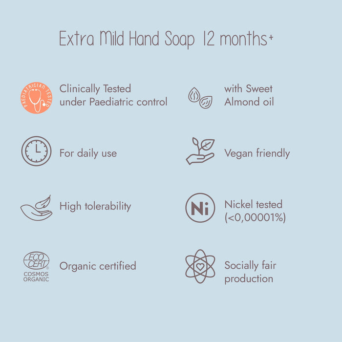 Baby Bathing - Dadaumpa Extra Mild Hand Soap 12months+ Organic Certified 3.52oz. 