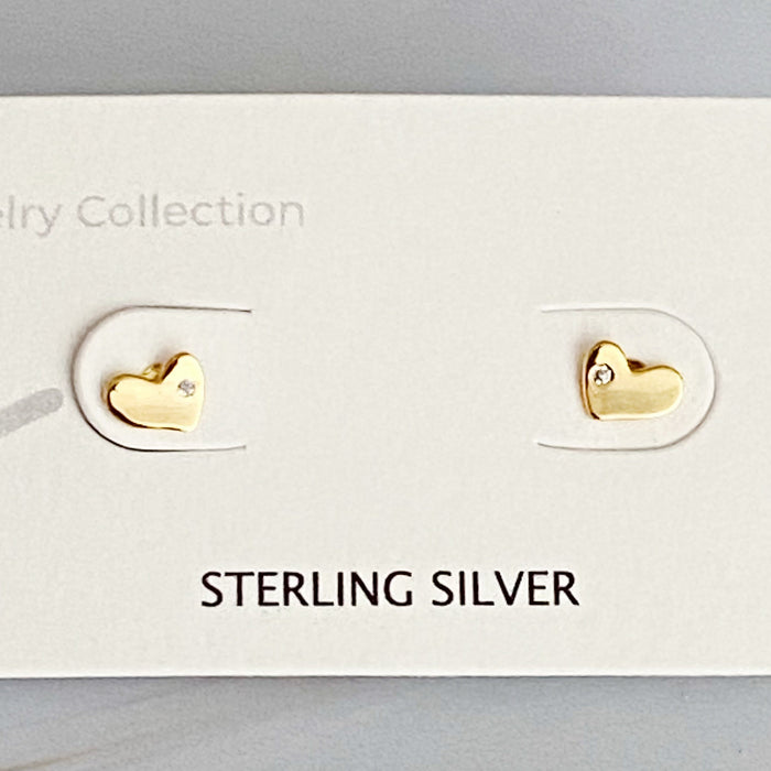 Tiny Shape Tiny Stud Sterling Silver Earrings