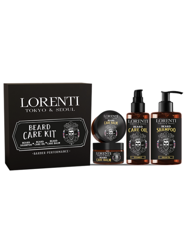 Vip Barber Supply Lorenti Beard Care Kit Beard Treatment White Smoke