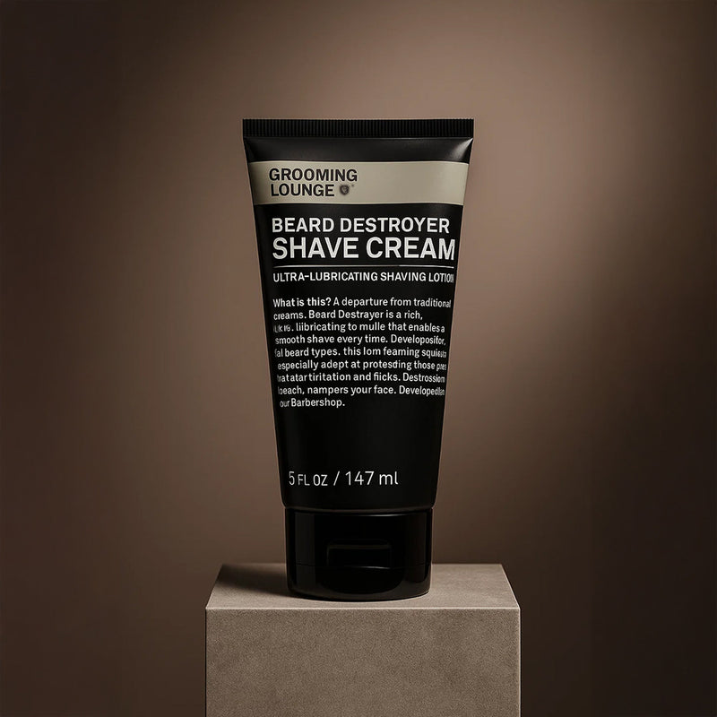 Grooming Lounge Grooming Lounge Oil & Cream Shaving Cocktail Set (Save $7) Shaving Creams, Shaving Oils Black