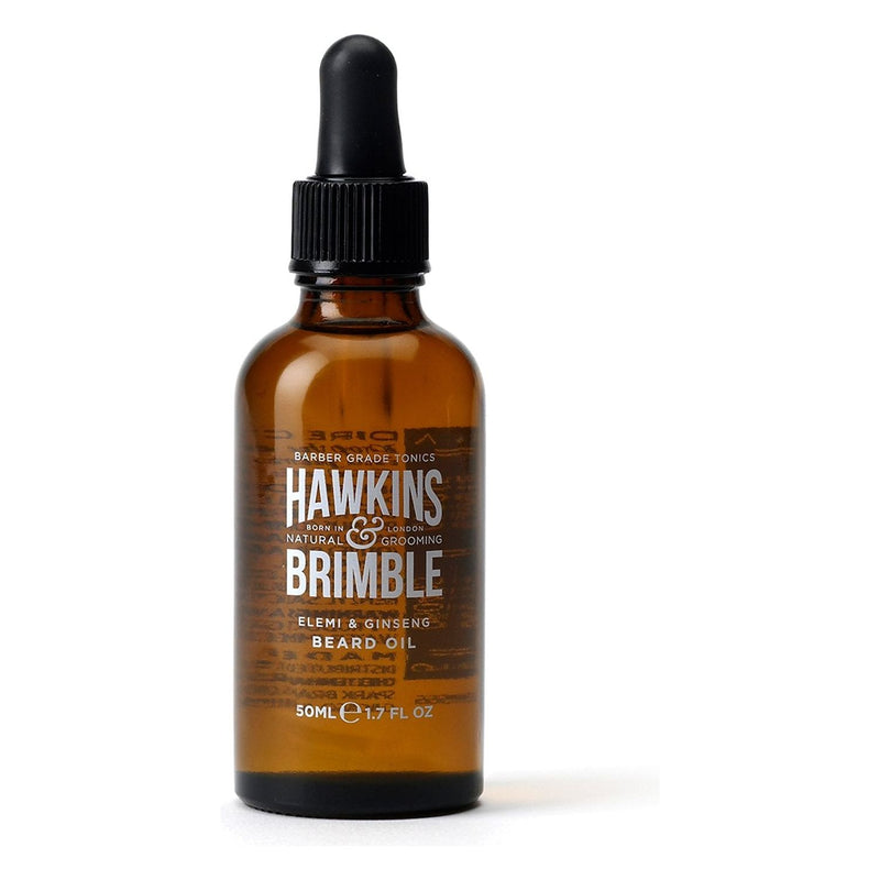Hawkins & Brimble COM Eco-Refillable Beard Shampoo + Beard Oil Bundle