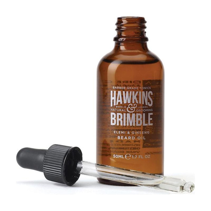 Hawkins & Brimble Com - Eco-Refillable Beard Shampoo + Beard Oil Bundle