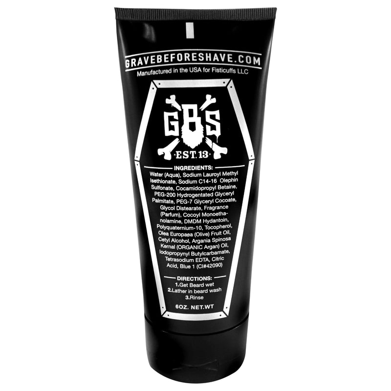 Grave Before Shave GRAVE BEFORE SHAVE™  BEARD WASH SHAMPOO Soap/shampoo