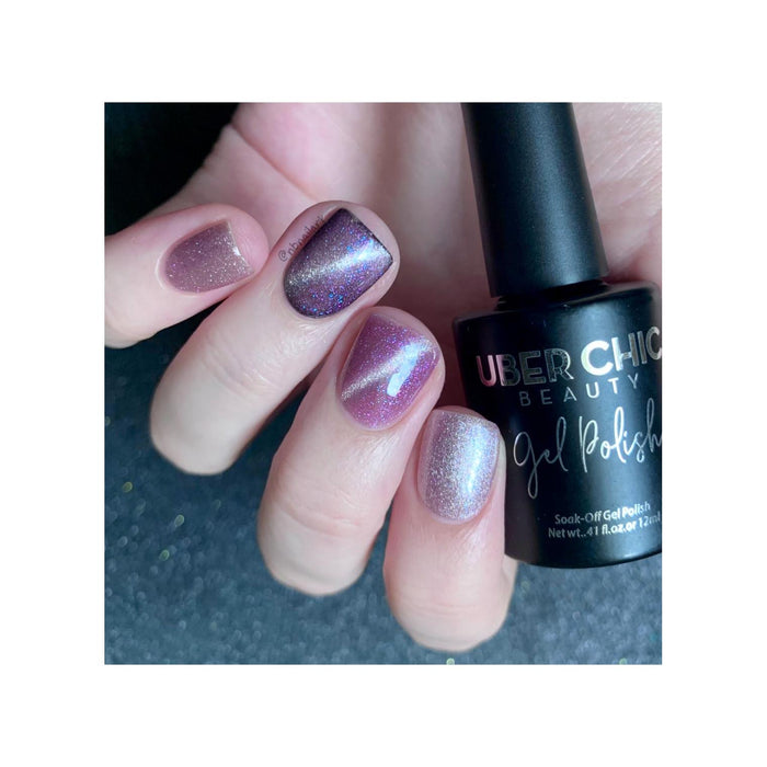 Uberchic Beauty Cotton Candy Daydream   Cats Eye Iridescent Gel Polish