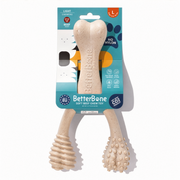 BetterBone All Natural Eco-Friendly Dog Chews & Bones BetterBone LIGHT Chew Toy Dog Toys White Smoke Large / Beef
