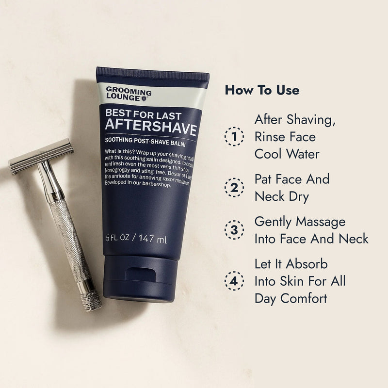 Grooming Lounge Grooming Lounge The Greatest Shave Ever Kit (Save $25) Shaving Kits Antique White
