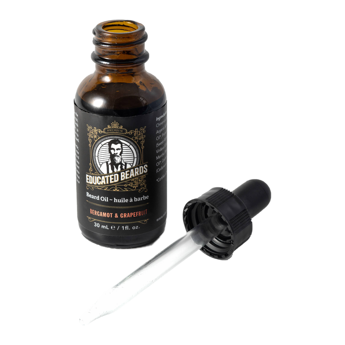 Educated Beards Bergamot & Grapefruit Beard Oil 30ml