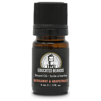 Educated Beards Educated Beards Bergamot & Grapefruit Beard Oil 5ml Beard Oil