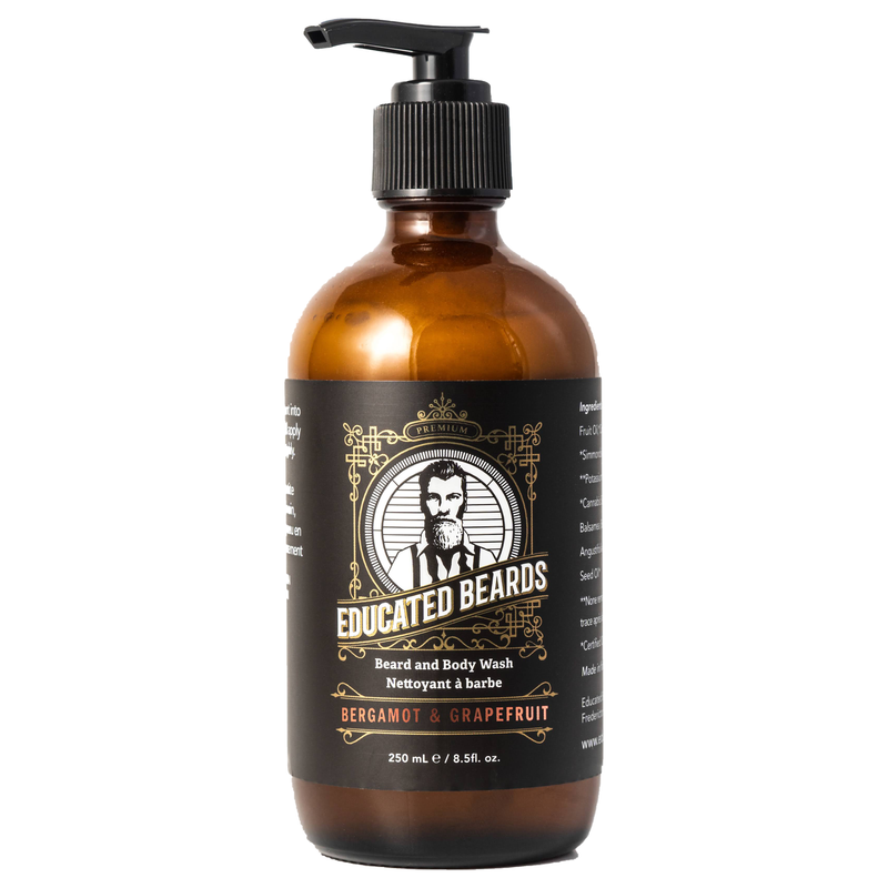 Educated Beards Educated Beards Bergamot & Grapefruit Beard & Body Wash 250ml Beard & Body Wash