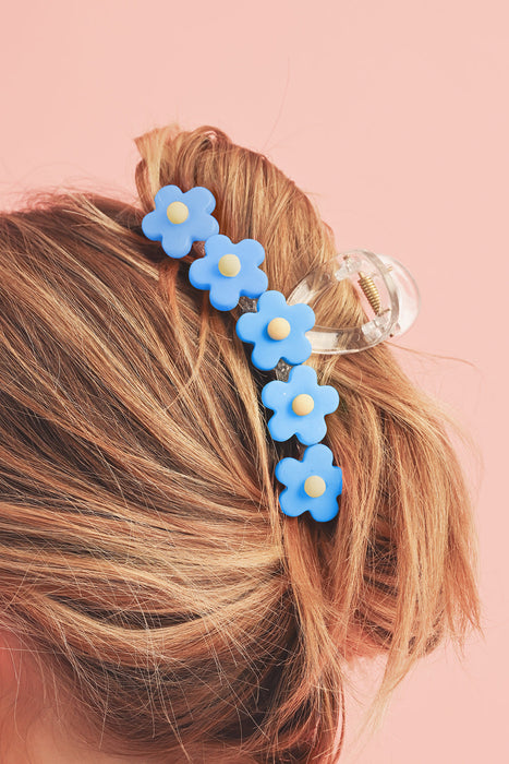 Multicolor Flowers Cute Hair Claw Clip