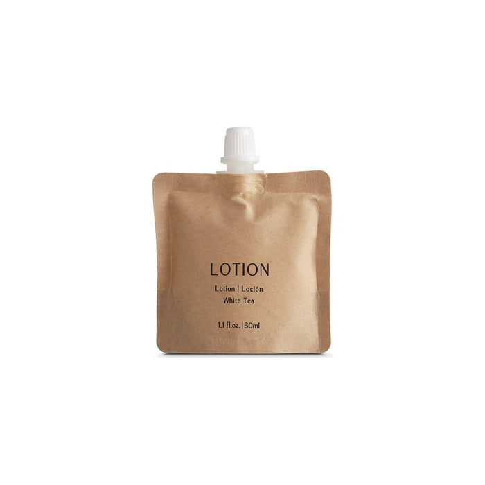 (100/200 PACK) BIOCORN Body Lotion Travel Size Recyclable Kraft Paper Pouch Bag (1.1oz/30ml)