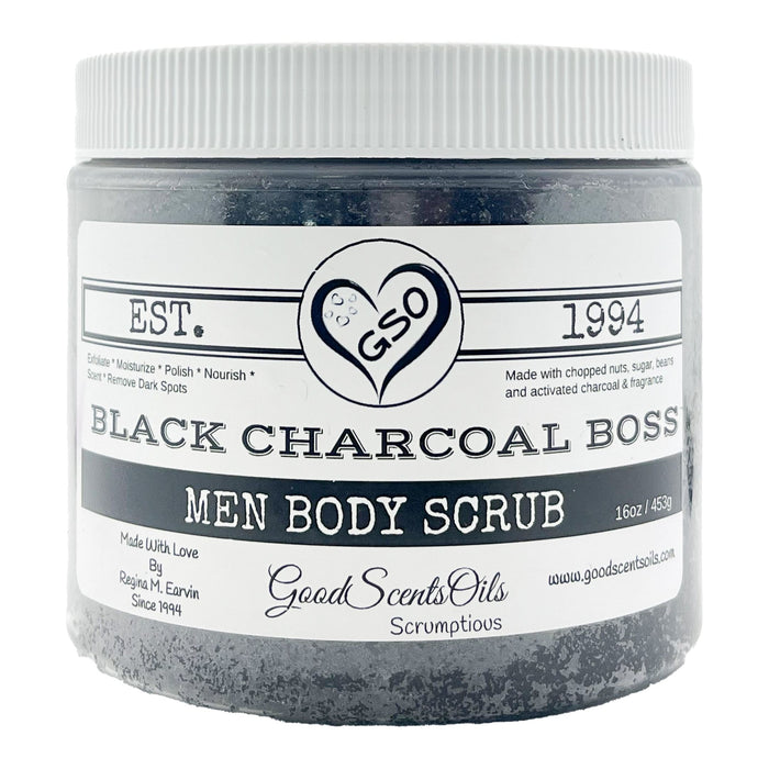 Good Scents Oils Black Charcoal Boss Body Scrub (Men)