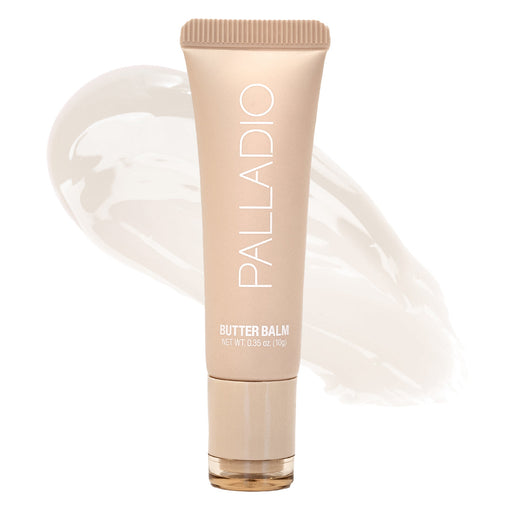 Palladio BUTTER BALM Lip Balm White Smoke FRENCH VANILLA BLB01,CARAMEL GLAZE BLB02,PEACHES & CREAM BLB03,STRAWBERRY SHORTCAKE BLB04,4 PC. BUNDLE (ALL SHADES) BLBVAULT