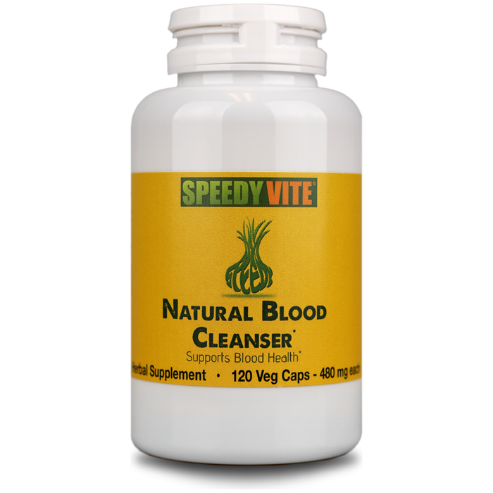 SpeedyVite® Natural Blood Cleanser Supplement (120 Veg caps) Organic & Wildcrafted Made in USA FREE EXPEDITED