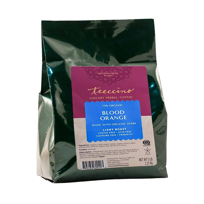Teeccino Blood Orange Chicory Herbal Coffee Herbal Coffee