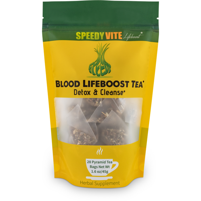 Speedyvite® Blood Lifeboost® Usda Organic & Wildcrafted (4Oz/28Teabags) Cleansing Tea, Made In Usa Free Shipping