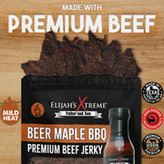 Elijah's Xtreme Beer Maple BBQ Beef Jerky Beef Jerky