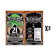 BiteMyWood BiteMyWood Flavored Birchwood Toothpicks in Plastic Reusable Bag 21 qty x 3 Packs Beauty & Personal Care - Nasal & Oral Care - Dental Floss & Picks