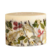 Rosy Rings Centerpiece Botanical Candle - Forest Oval Botanical Plate Tan
