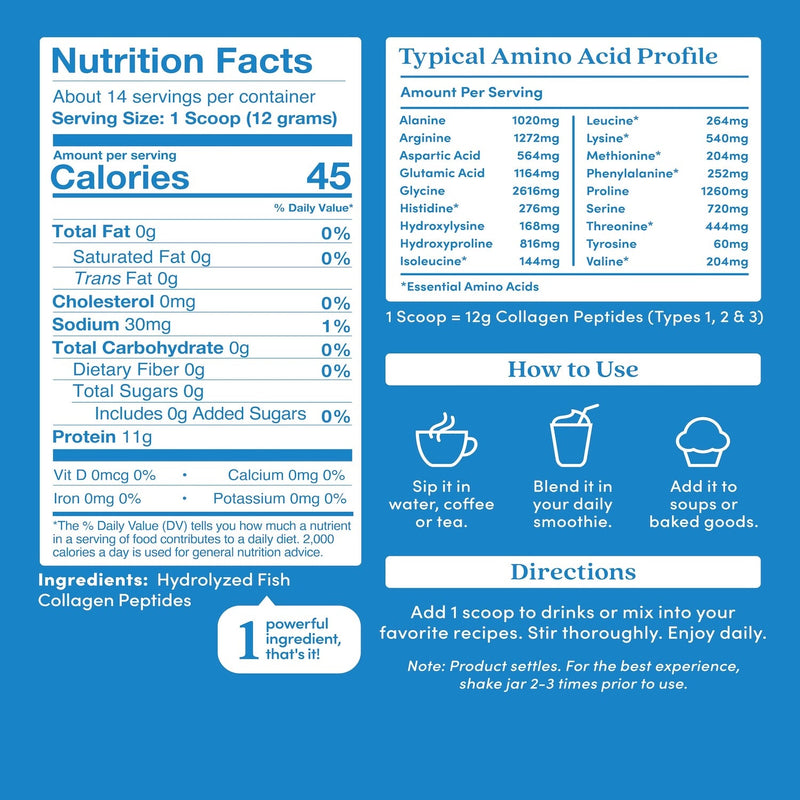 Further Food Unflavored Marine Collagen Powder Collagen