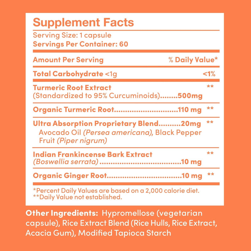 Further Food Premium Curcumin Turmeric Eastern Remedies