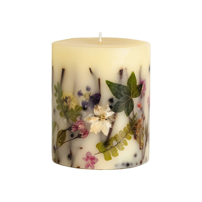 Black Currant + Bay Small Round Botanical Candle