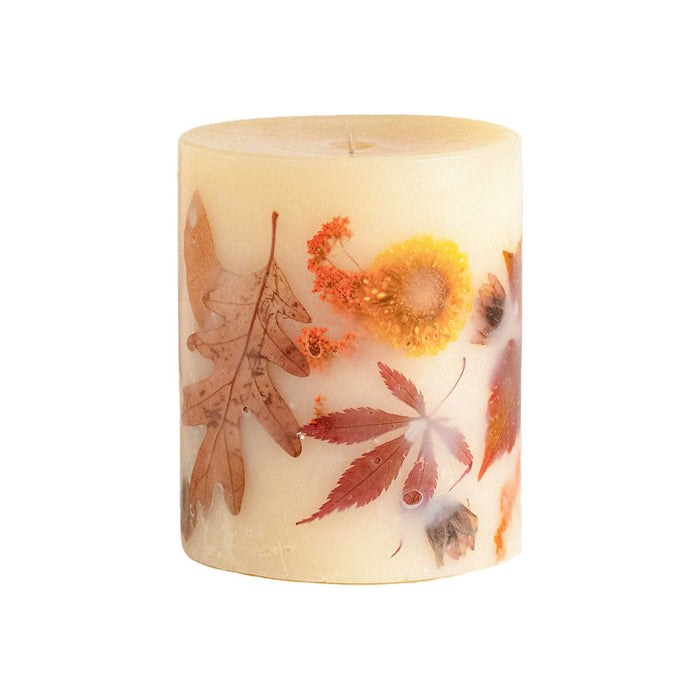 Harvest Pumpkin Small Round Botanical Candle