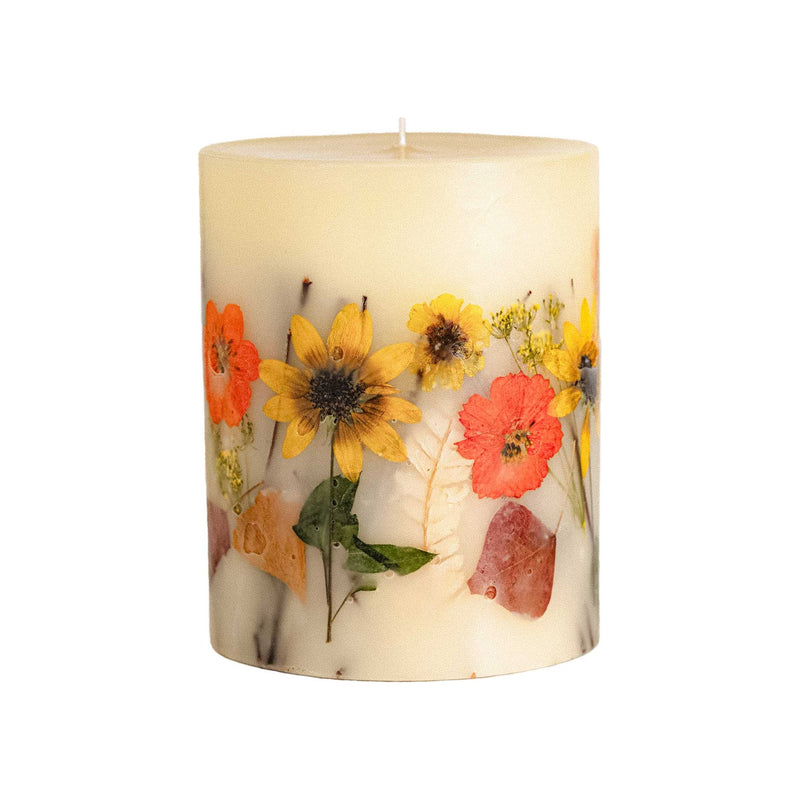 Rosy Rings Honey Tobacco Medium Round Botanical Candle Medium Botanical Candle