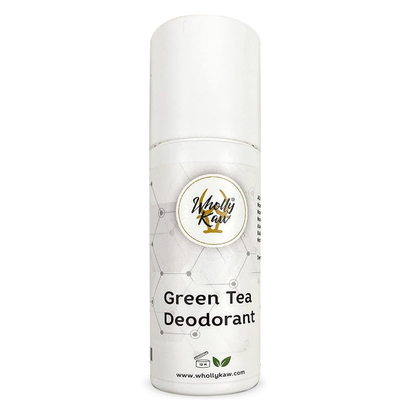 WhollyKaw Green Tea Deodorant - Dermatologist Tested Men