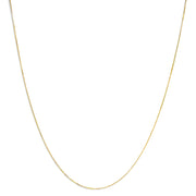Bids.com Solid 14K Yellow Gold 0.75mm Classic Box Chain Necklace. Unisex Chain - Size 16 Inches Necklaces