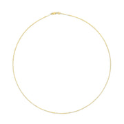 Bids.com Solid 14K Yellow Gold 0.75mm Classic Box Chain Necklace. Unisex Chain - Size 16 Inches Necklaces