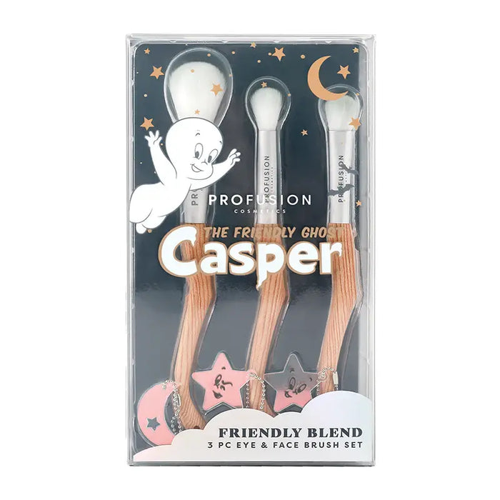 Casper the Friendly Ghost |  Friendly Blend 3 PC Eye & Face Brush Set