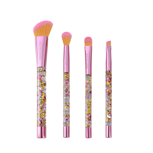 Profusion Cosmetics It's a Vibe | Feel the Beat 4-pc Face & Eye Brush Set Makeup Brushes